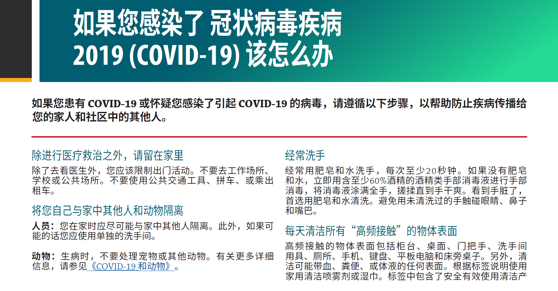 【参考】CDC对COVID-19的宣传资料